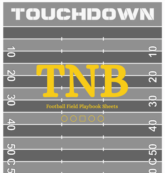 Football Field Playbook Sheets