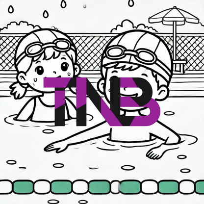 Sports Adventure Coloring Book for Kids