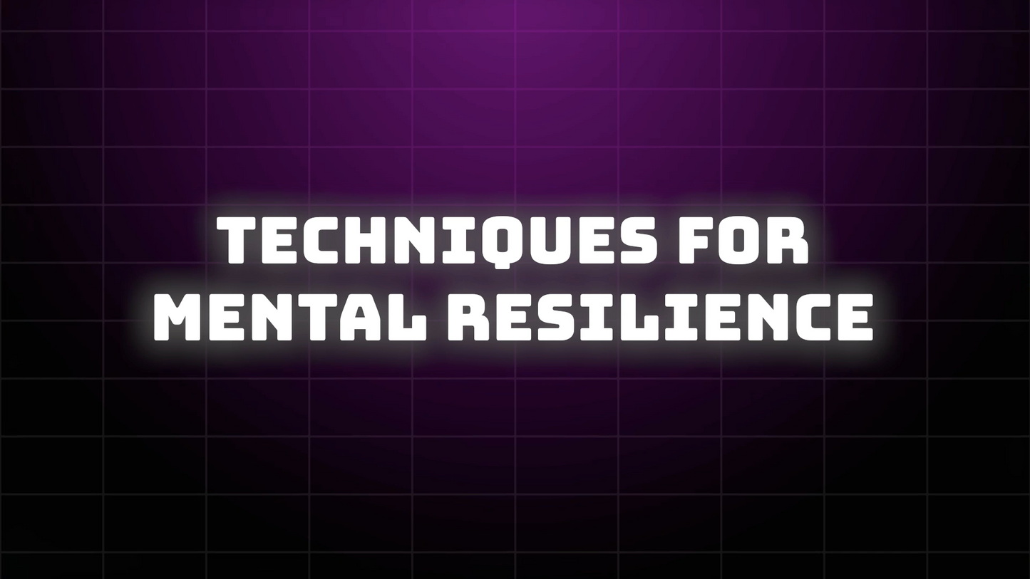 Techniques For Mental Resilience Classroom